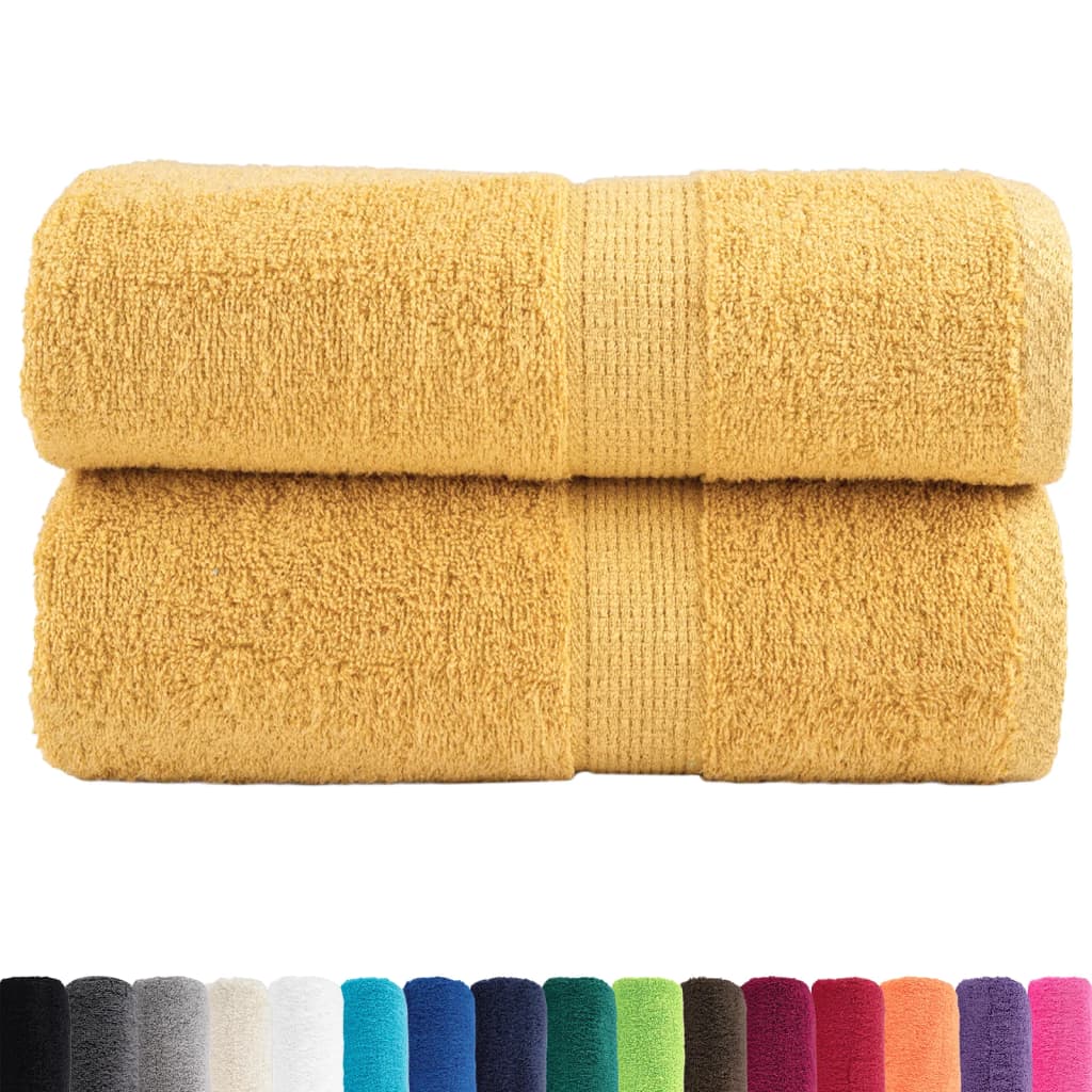 Premium-Waschtücher Solund 2 Stk. 600 G/M² Gold