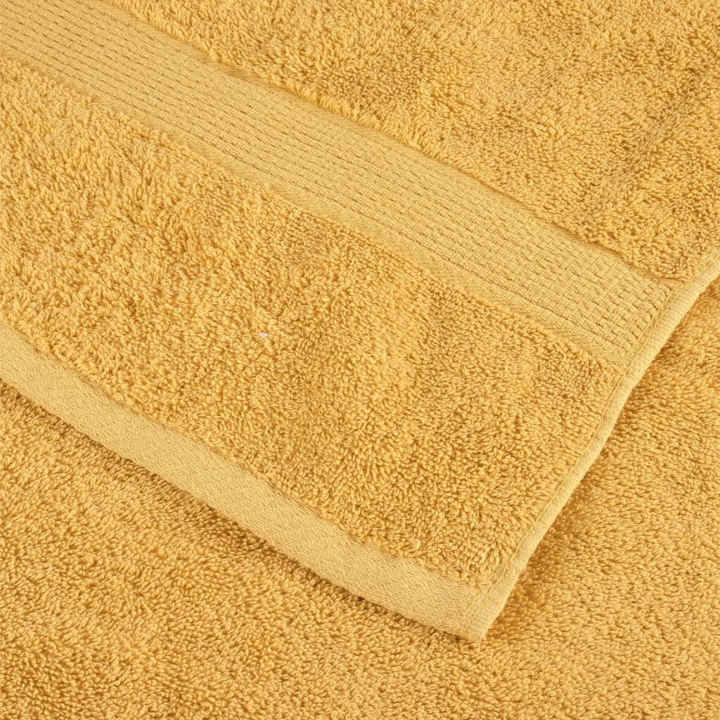 Premium-Waschtücher Solund 2 Stk. 600 G/M² Gold
