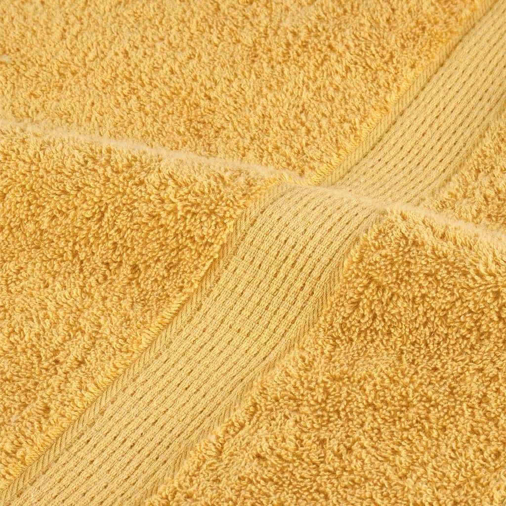 Premium-Waschtücher Solund 2 Stk. 600 G/M² Gold