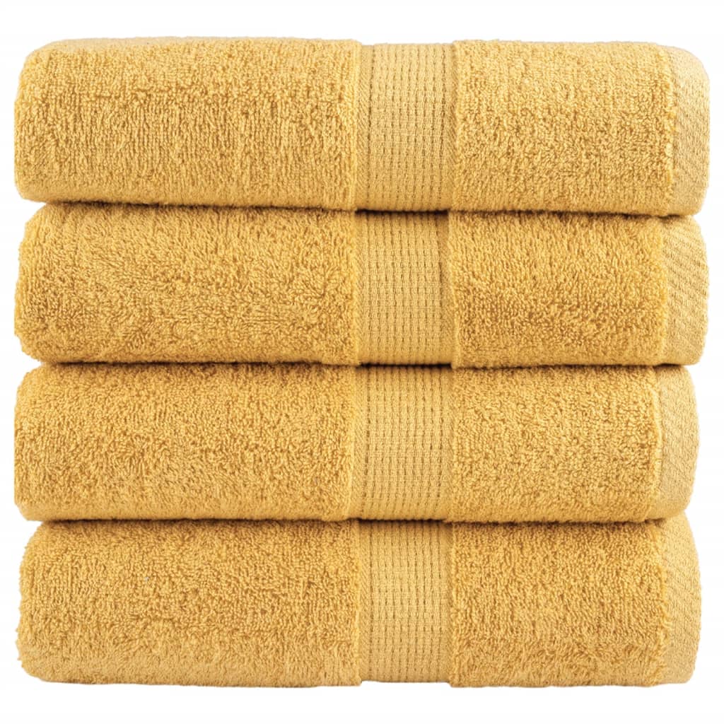 Premium-Waschtücher Solund 2 Stk. 600 G/M² Gold