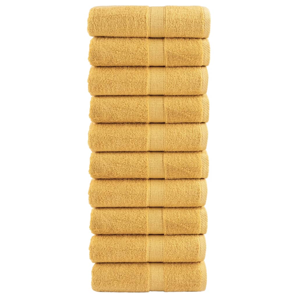 Premium-Waschtücher Solund 2 Stk. 600 G/M² Gold
