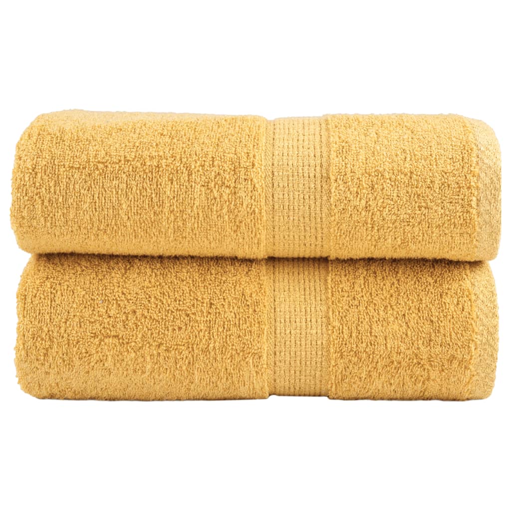 Premium-Waschtücher Solund 2 Stk. 600 G/M² Gold