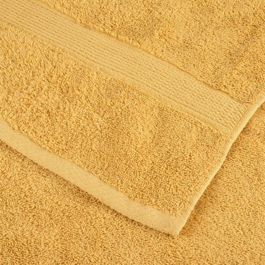 Premium Gästetücher Solund 2 Stk. 30X50 Cm 600 G/M² Gold