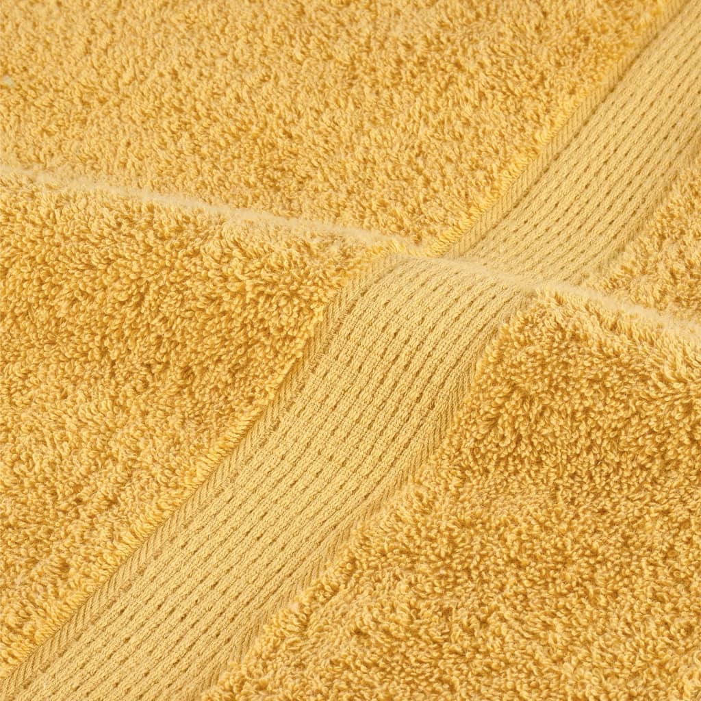 Premium Gästetücher Solund 2 Stk. 30X50 Cm 600 G/M² Gold