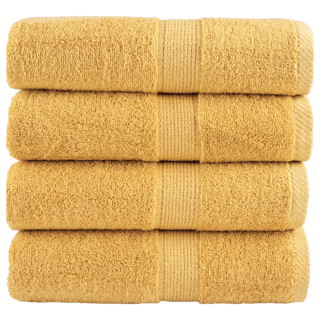 Premium-Waschtücher Solund 2 Stk. 600 G/M² Gold