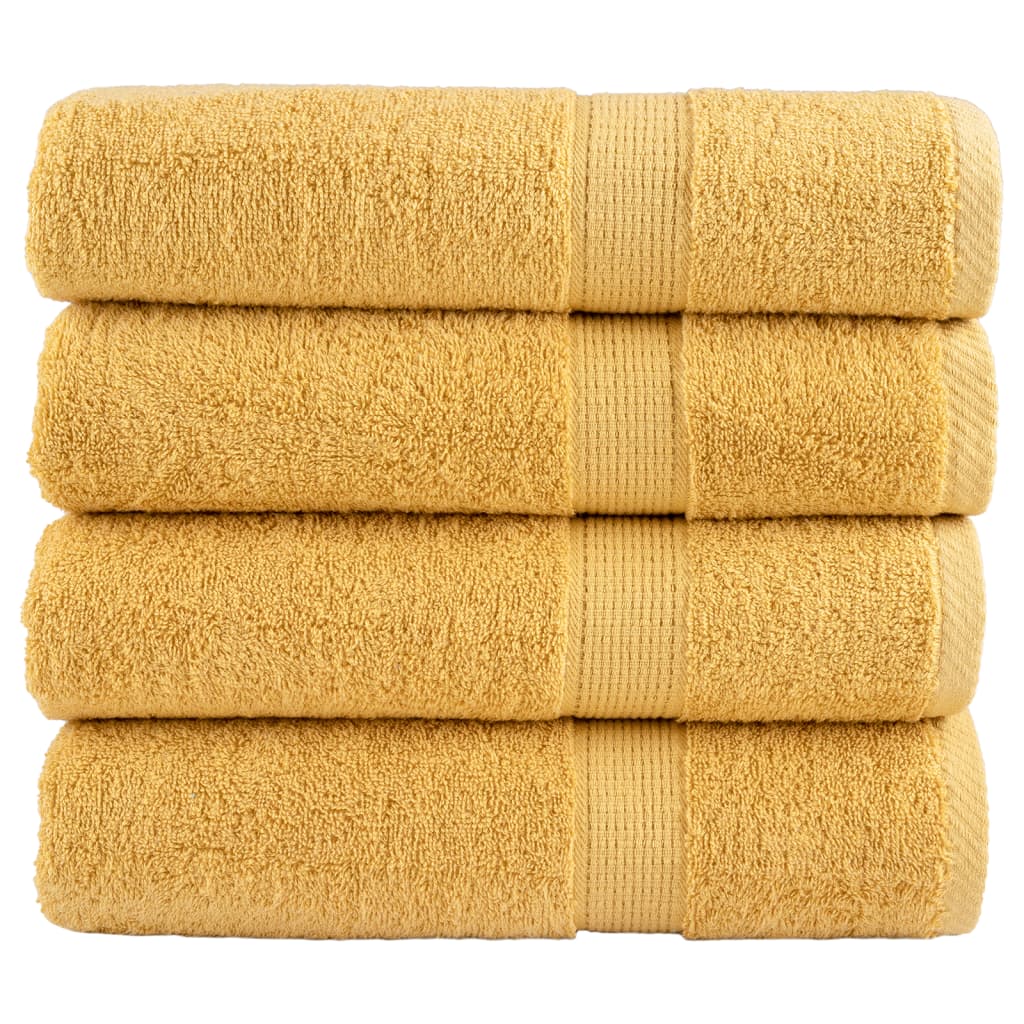 Premium-Waschtücher Solund 2 Stk. 600 G/M² Gold