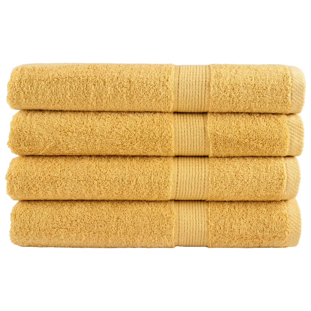 Premium-Waschtücher Solund 2 Stk. 600 G/M² Gold