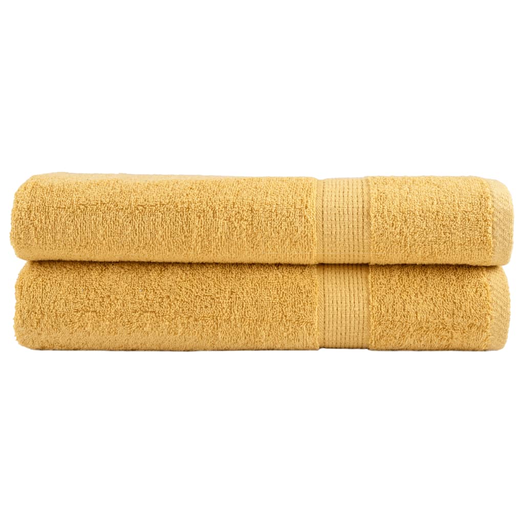 Premium-Waschtücher Solund 2 Stk. 600 G/M² Gold