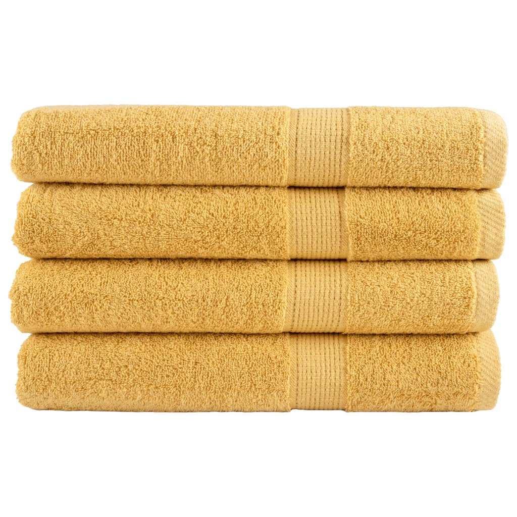 Premium-Waschtücher Solund 2 Stk. 600 G/M² Gold