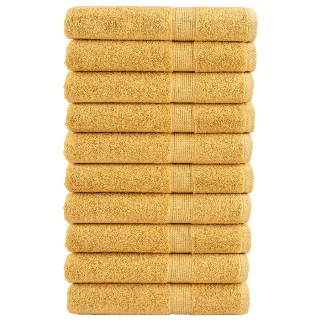 Premium-Waschtücher Solund 2 Stk. 600 G/M² Gold