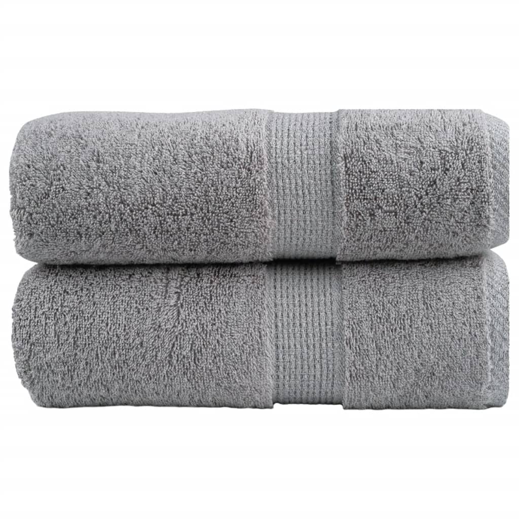 Premium Handtücher Solund 2 Stk. 600 G/M² Grau
