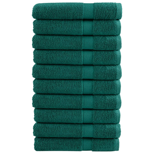 Premium-Saunatücher Solund 10 Stk. 600 G/M² Grün