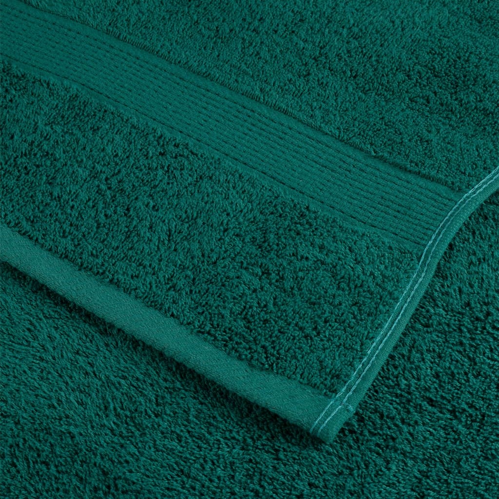 Premium-Saunatücher Solund 10 Stk. 600 G/M² Grün