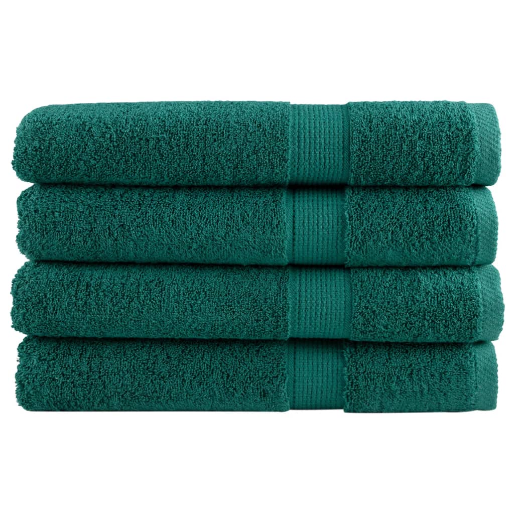 Premium-Saunatücher Solund 10 Stk. 600 G/M² Grün