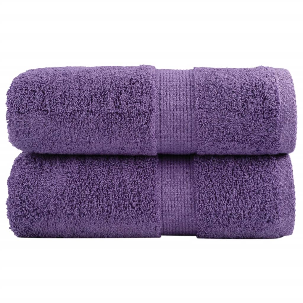 Premium Waschhandtücher Solund 4 Stück 600 G/M² Lila