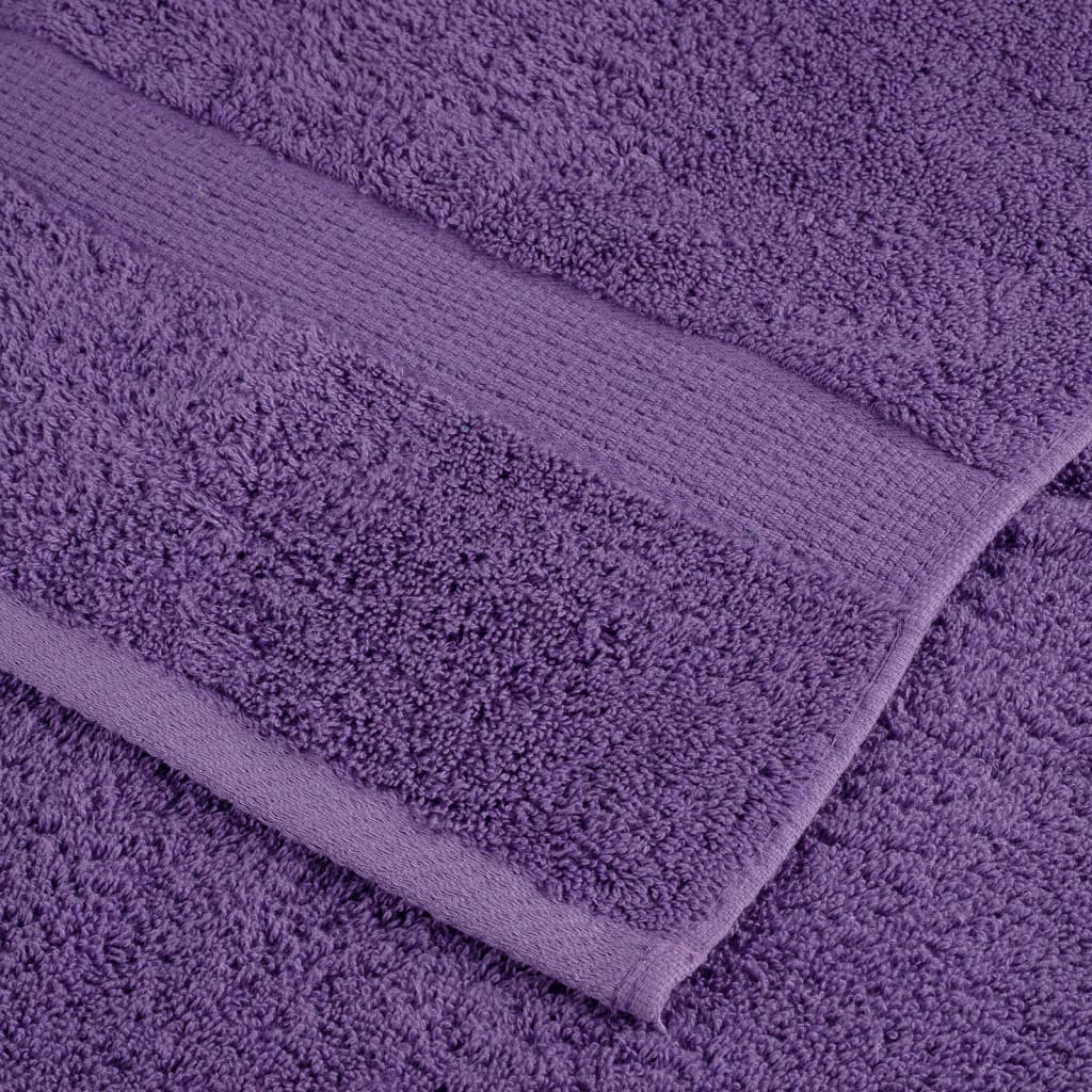 Premium Waschhandtücher Solund 4 Stück 600 G/M² Lila