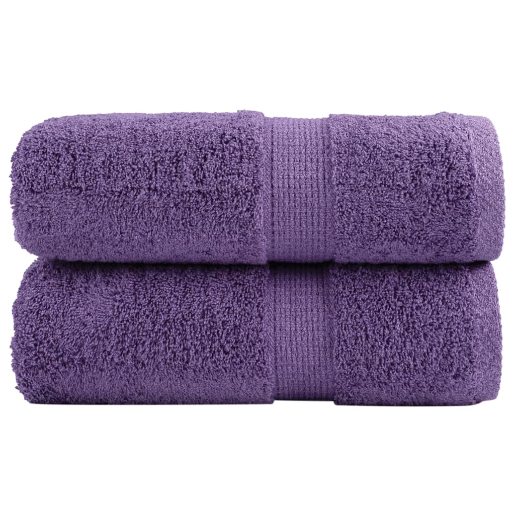 Premium Waschhandtücher Solund 4 Stück 600 G/M² Lila