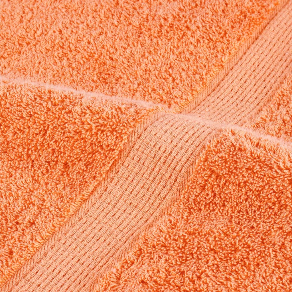 Premium Waschhandtücher Solund 2 Stück 600 G/M² Orange