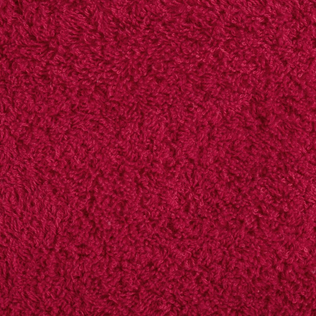 Premium Badetücher Solund 10 Stk. 600 G/M² Rot