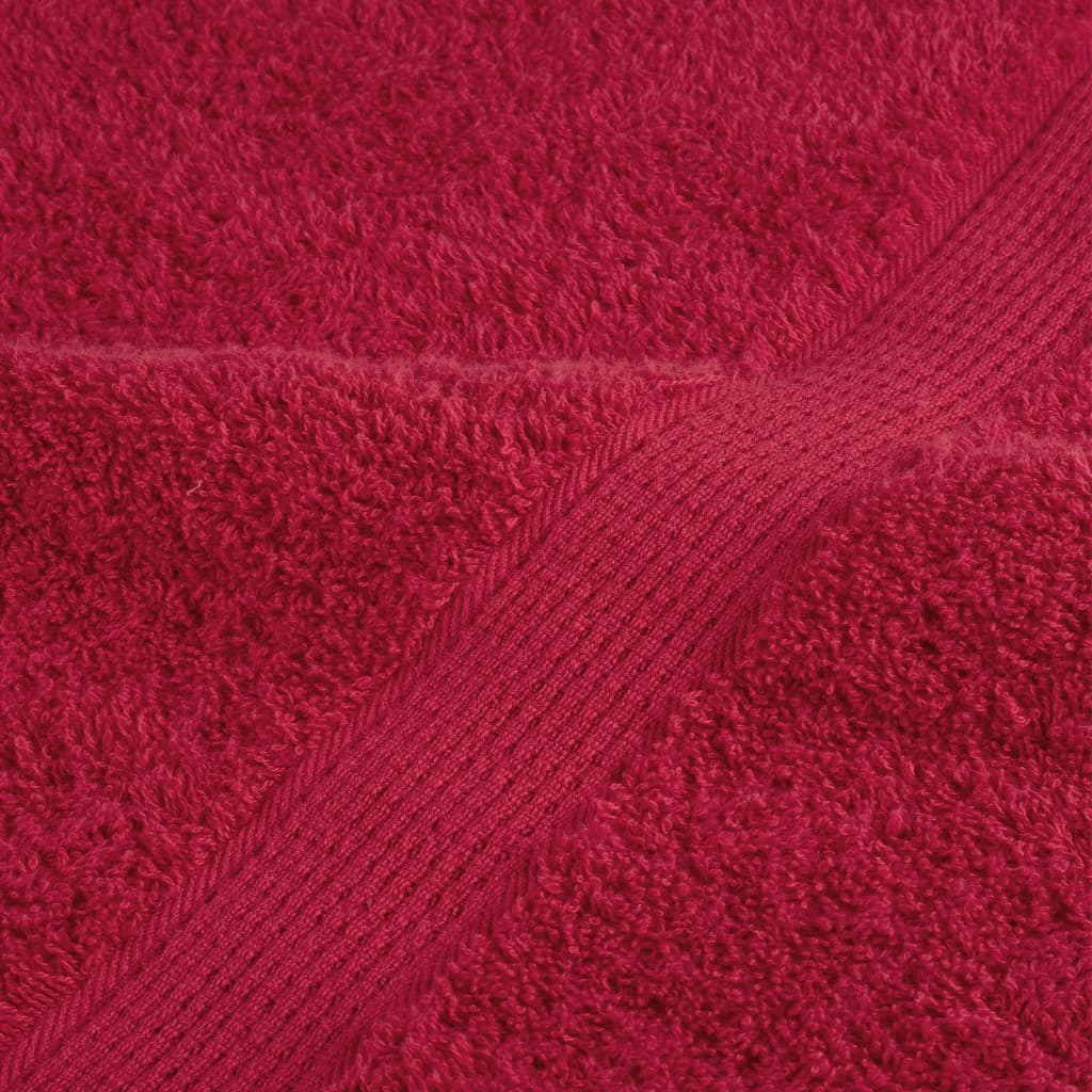 Premium Badetücher Solund 10 Stk. 600 G/M² Rot