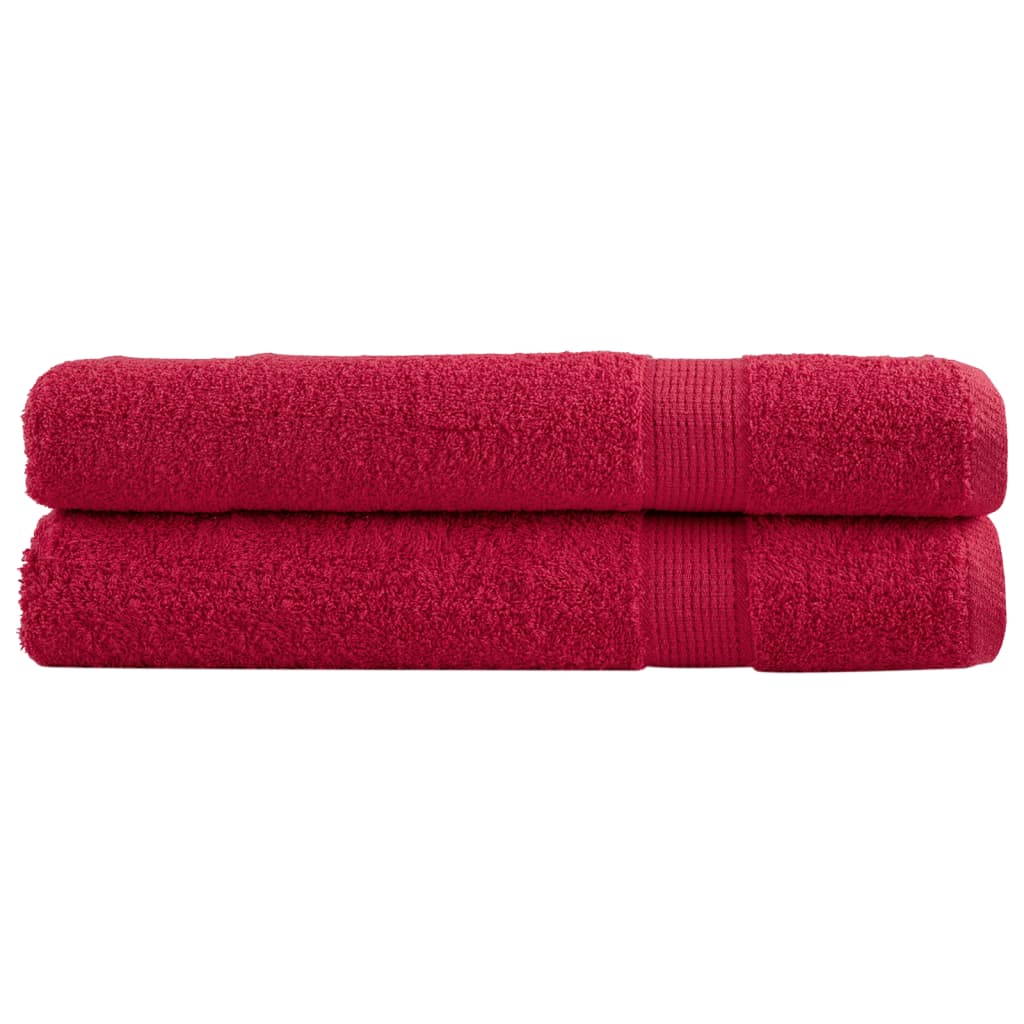 Premium Badetücher Solund 10 Stk. 600 G/M² Rot