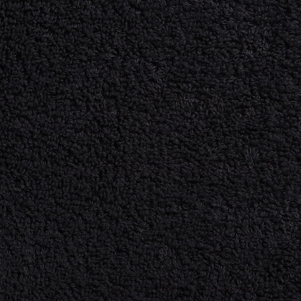 Premium-Duschtücher Solund 2 Stk. 600 G/M² Schwarz