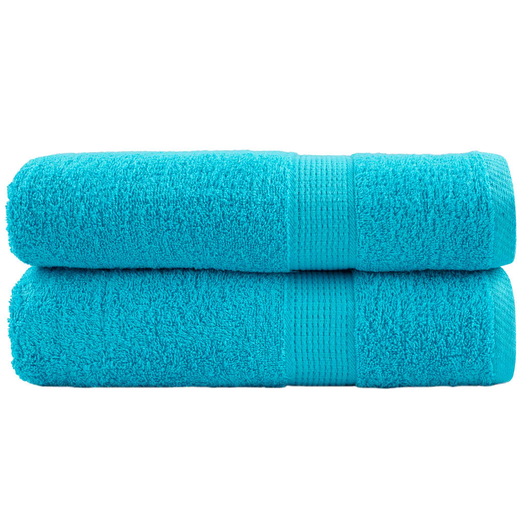 Premium-Handtücher Solund 10 Stk. 600 G/M² Türkis