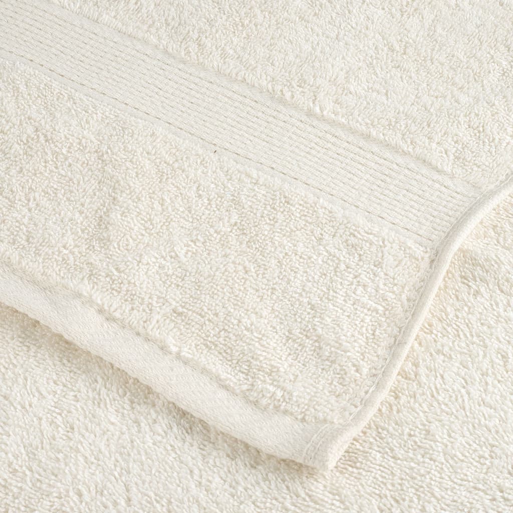 Premium-Gästetücher Solund 2 Stk. Weiß 600 G/M² Creme
