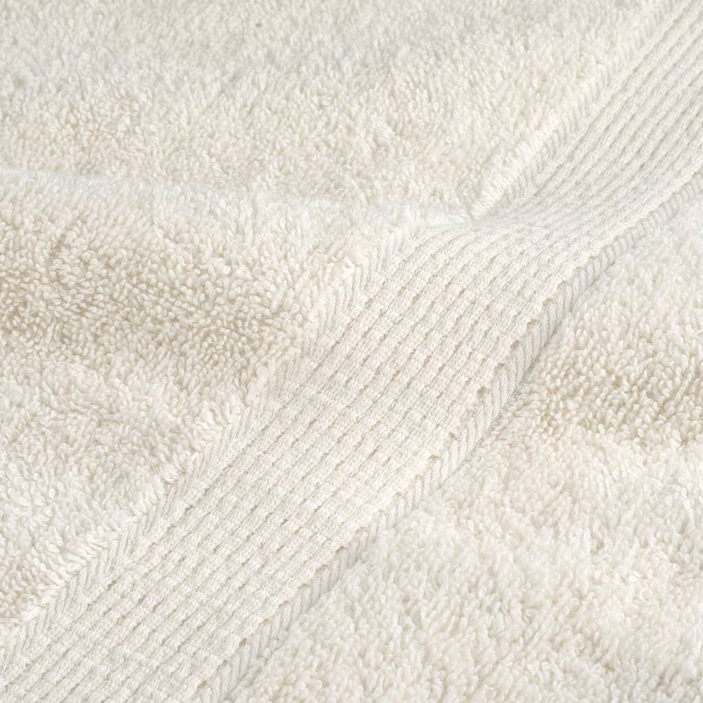 Premium-Gästetücher Solund 2 Stk. Weiß 600 G/M² Creme