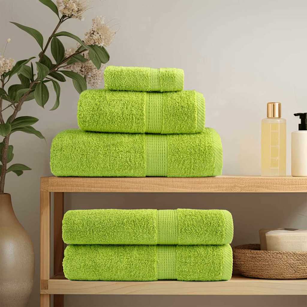Premium-Saunatücher Solund 10 Stk. 600 G/M² Grün
