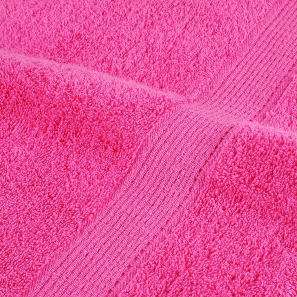 Premium Waschhandtücher Solund 10 Stück 600 G/M² Rosa