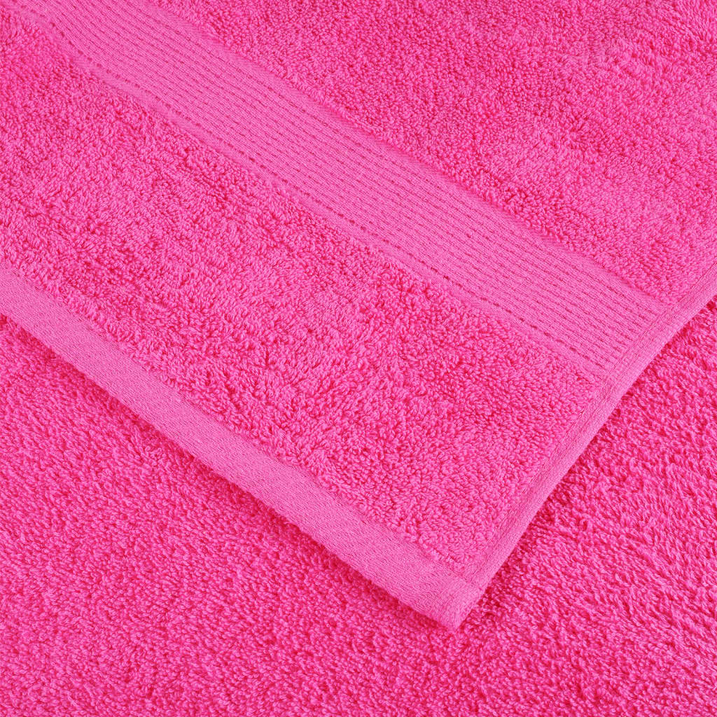 Premium Waschhandtücher Solund 10 Stück 600 G/M² Rosa