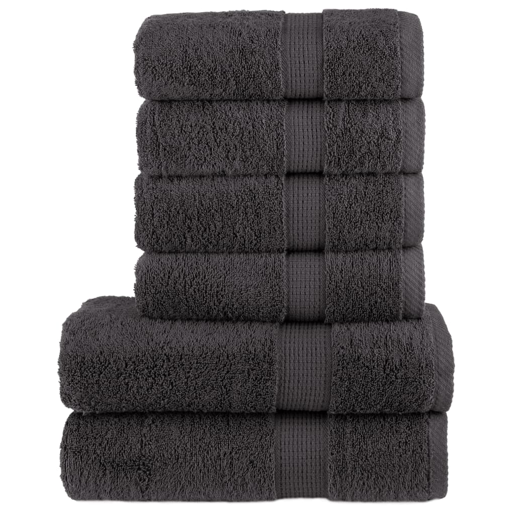 6 Tlg. Premium-Handtuch-Set Solund 600 G/M²