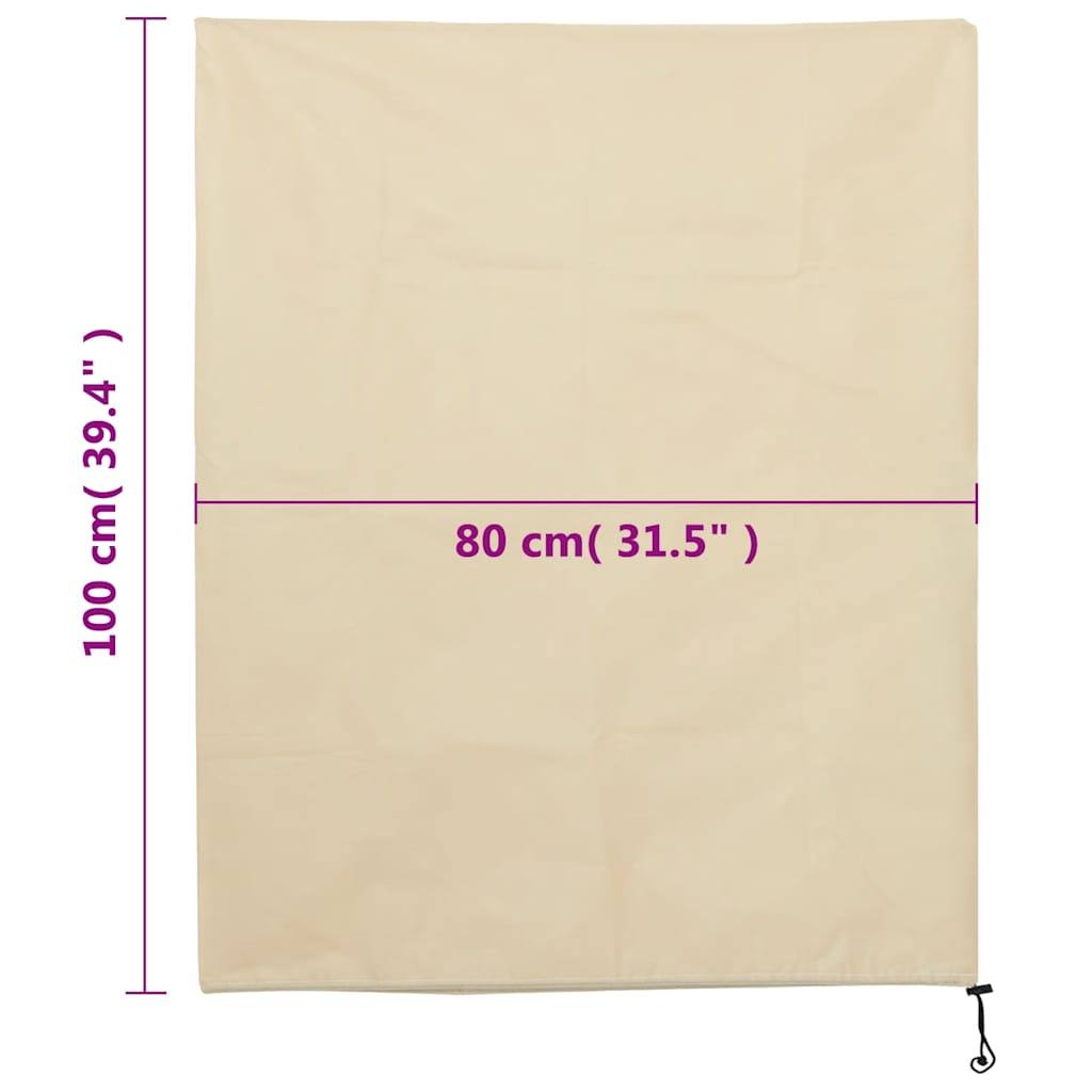 Wintervlies Mit Kordelzug 4 Stk. 70 G/M² 0,8X1 M