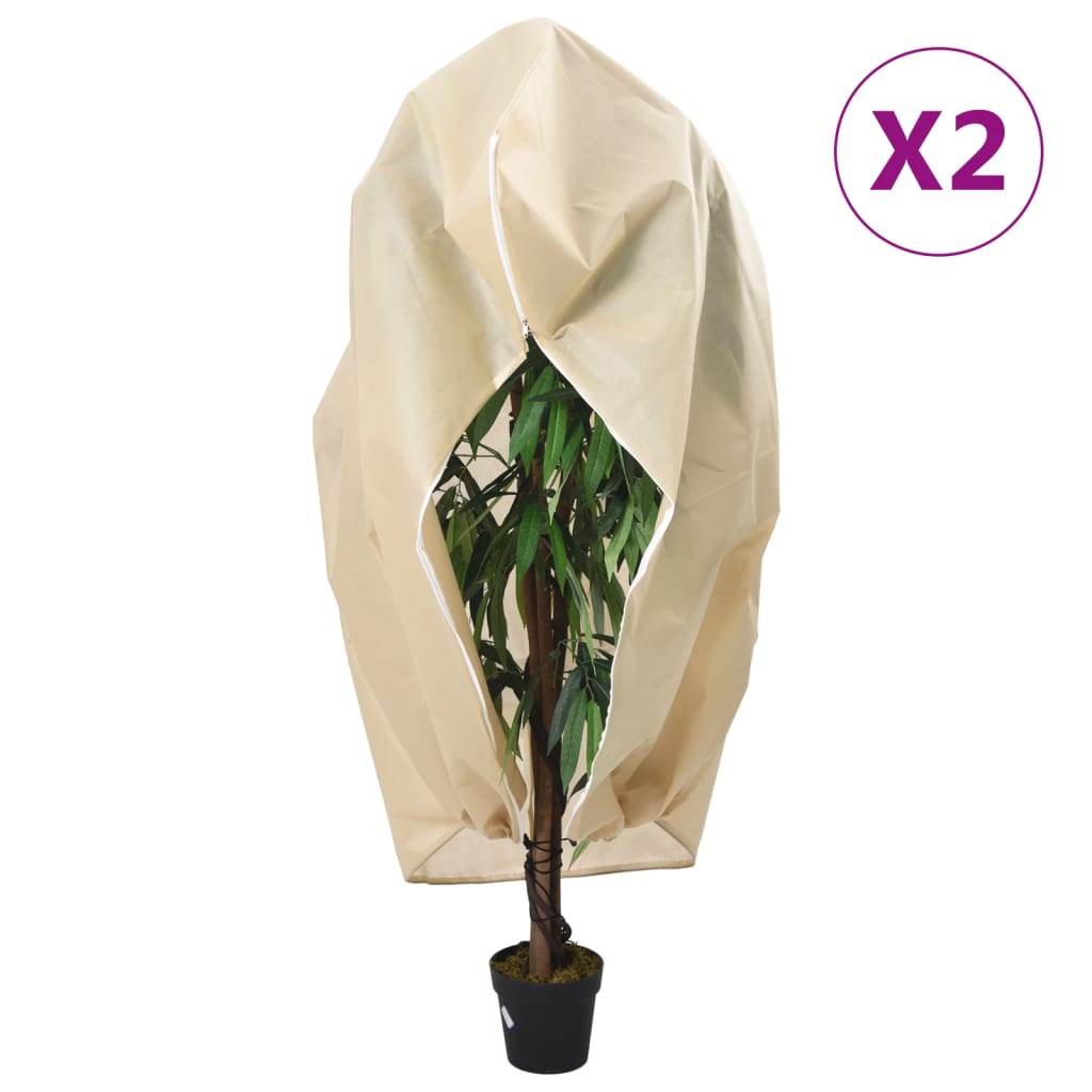 Wintervlies Mit Reißverschluss 70 G/M² 2,36X2 M Beige