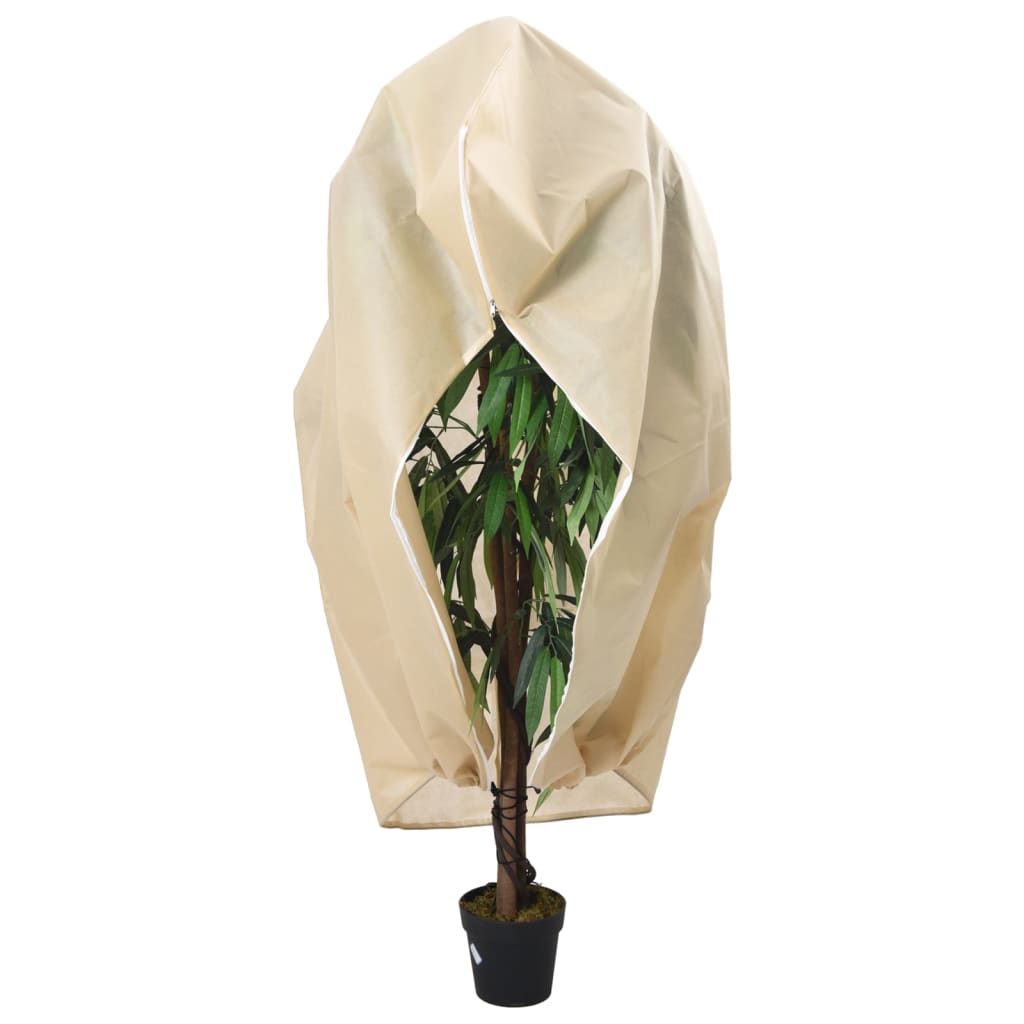Wintervlies Mit Reißverschluss 70 G/M² 2,36X2 M Beige