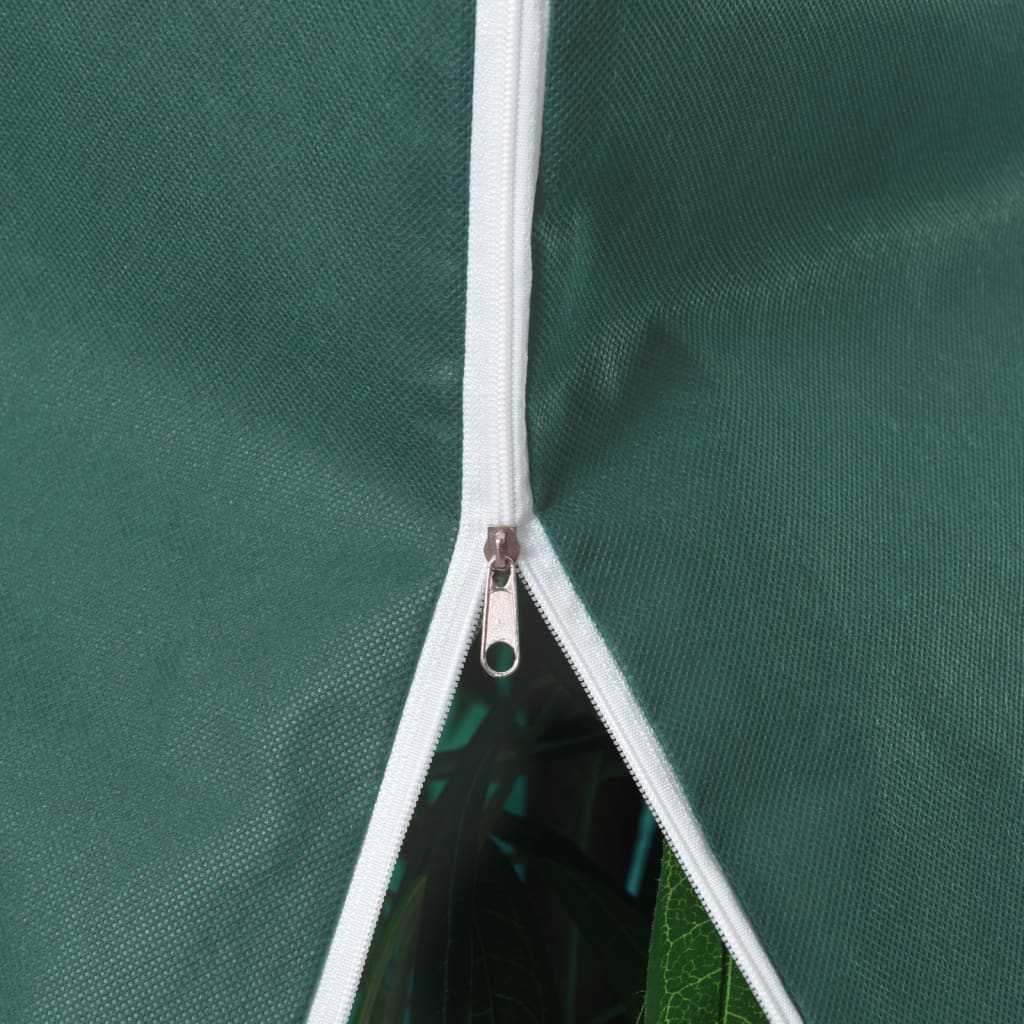 Wintervlies Mit Reißverschluss 2 Stk. 70 G/M² 1,55X1,55 M Grün