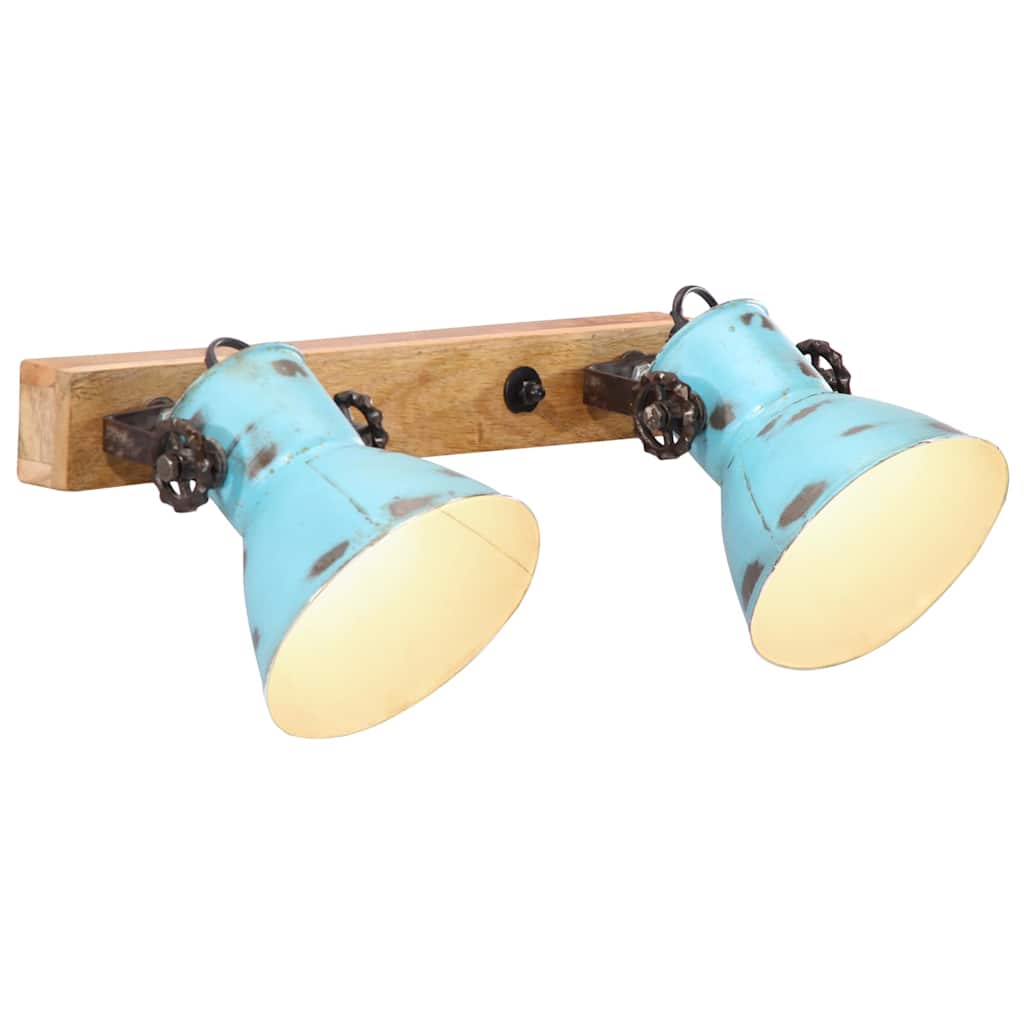 Wandleuchte 25 W 11,5X11,5X25 Cm E27 Blau
