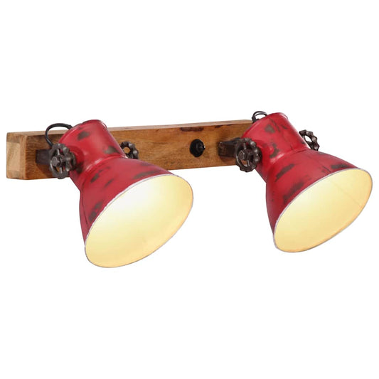 Wandleuchte 25 W 45X25 Cm E27 Rot