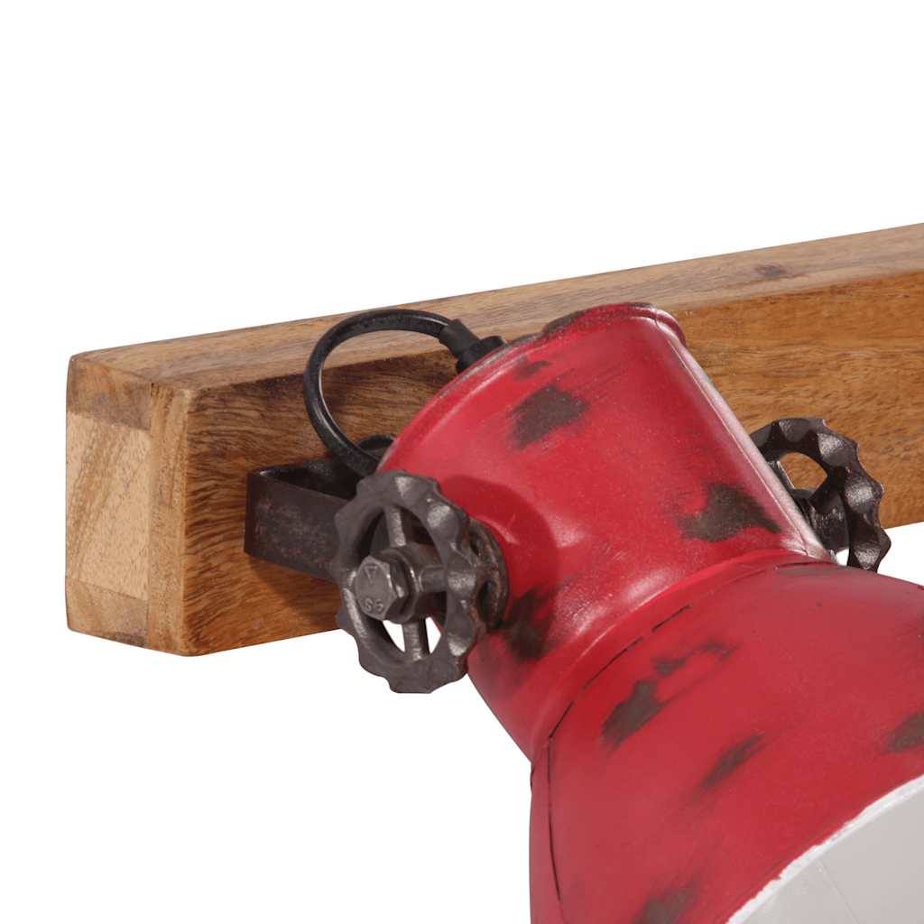 Wandleuchte 25 W 45X25 Cm E27 Rot