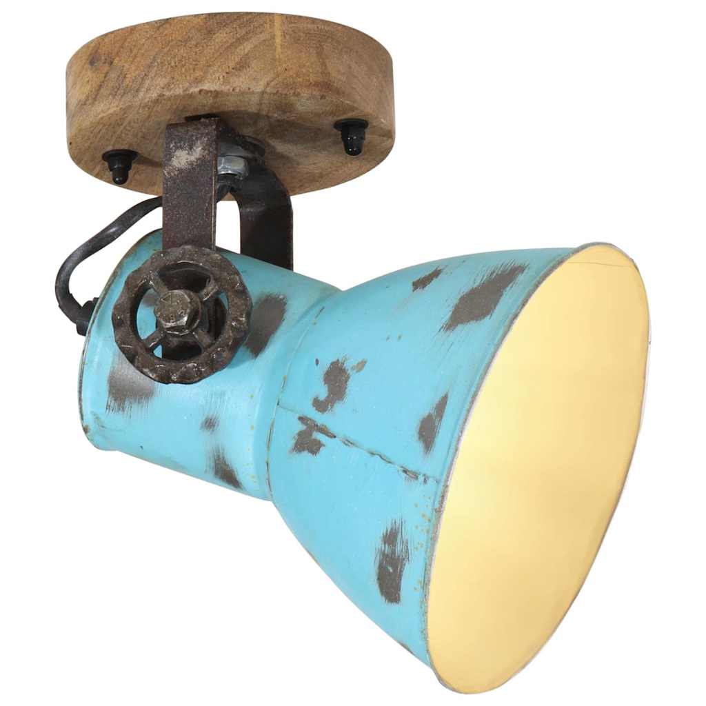 Wandleuchte 25 W 11,5X11,5X25 Cm E27 Blau