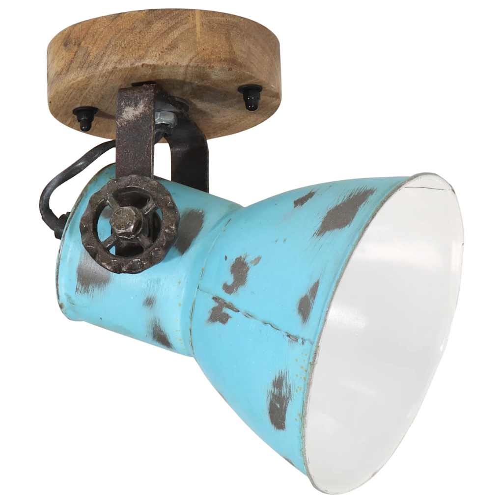 Wandleuchte 25 W 11,5X11,5X25 Cm E27 Blau