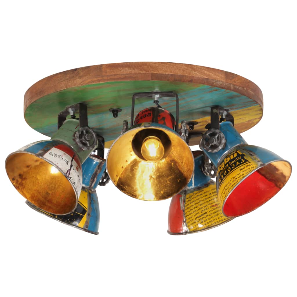 Wandleuchte Industrie-Stil 90X25 Cm E27 Mehrfarbig