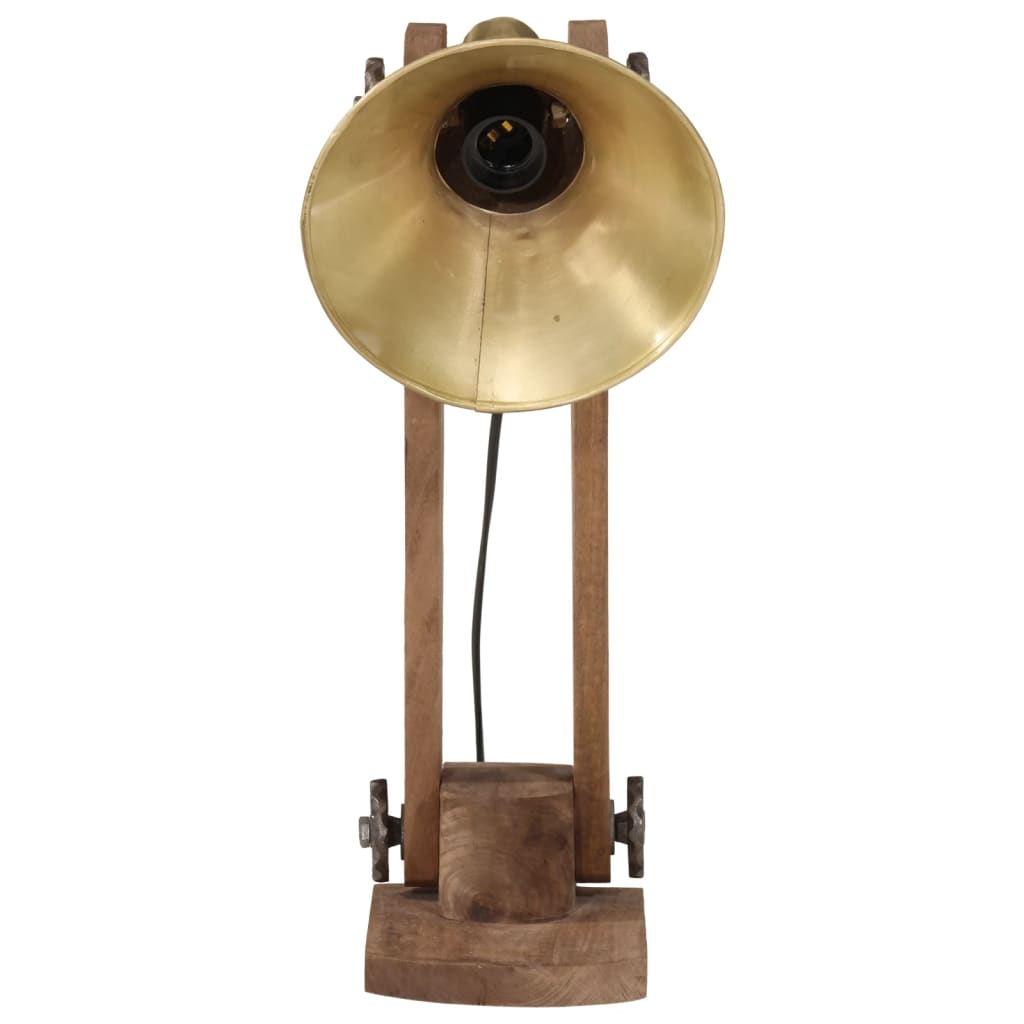Schreibtischlampe 25 W Antik- 23X13X52 Cm E27 Messing