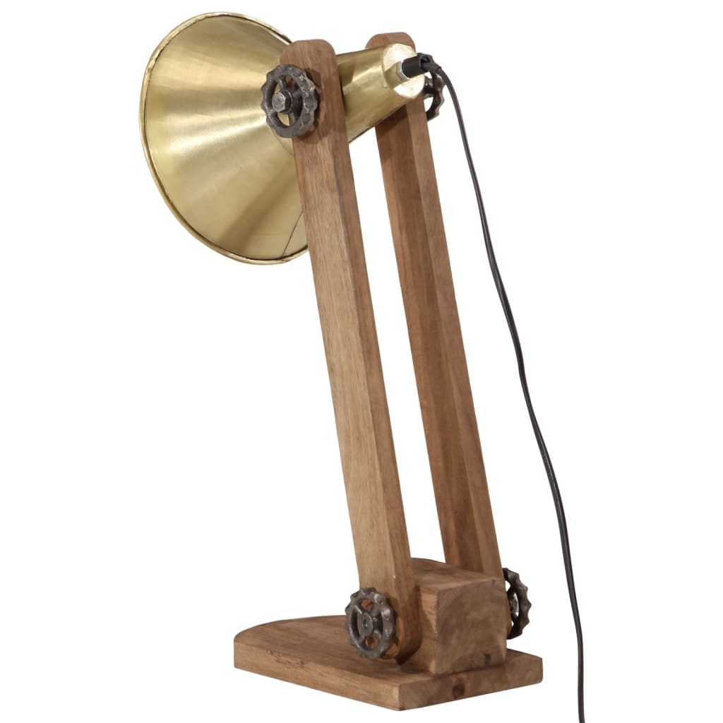 Schreibtischlampe 25 W Antik- 23X13X52 Cm E27 Messing