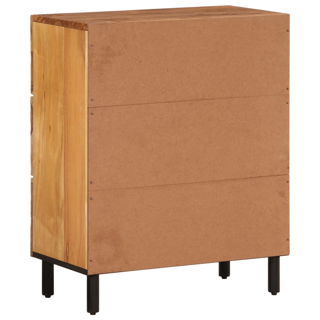 Beistellschränke 2 Stk. 60X33X75 Cm Massivholz Akazie