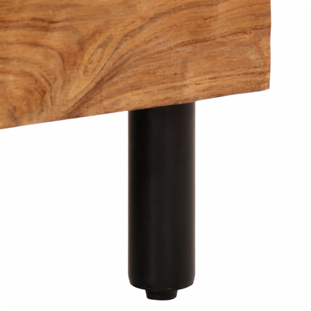 Beistellschränke 2 Stk. 60X33X75 Cm Massivholz Akazie