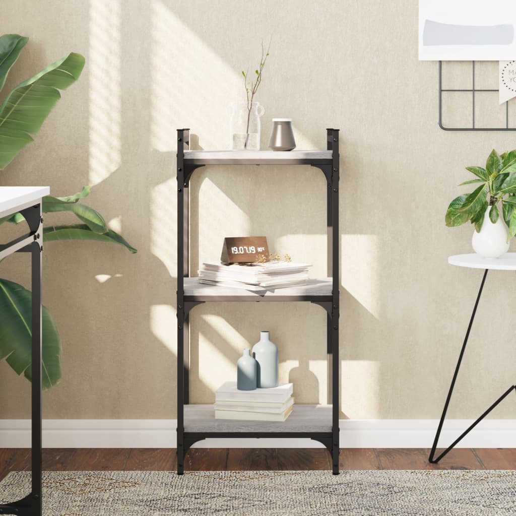 Bücherregal 6 Böden Sonoma-Eiche 80X30X188 Cm Holzwerkstoff