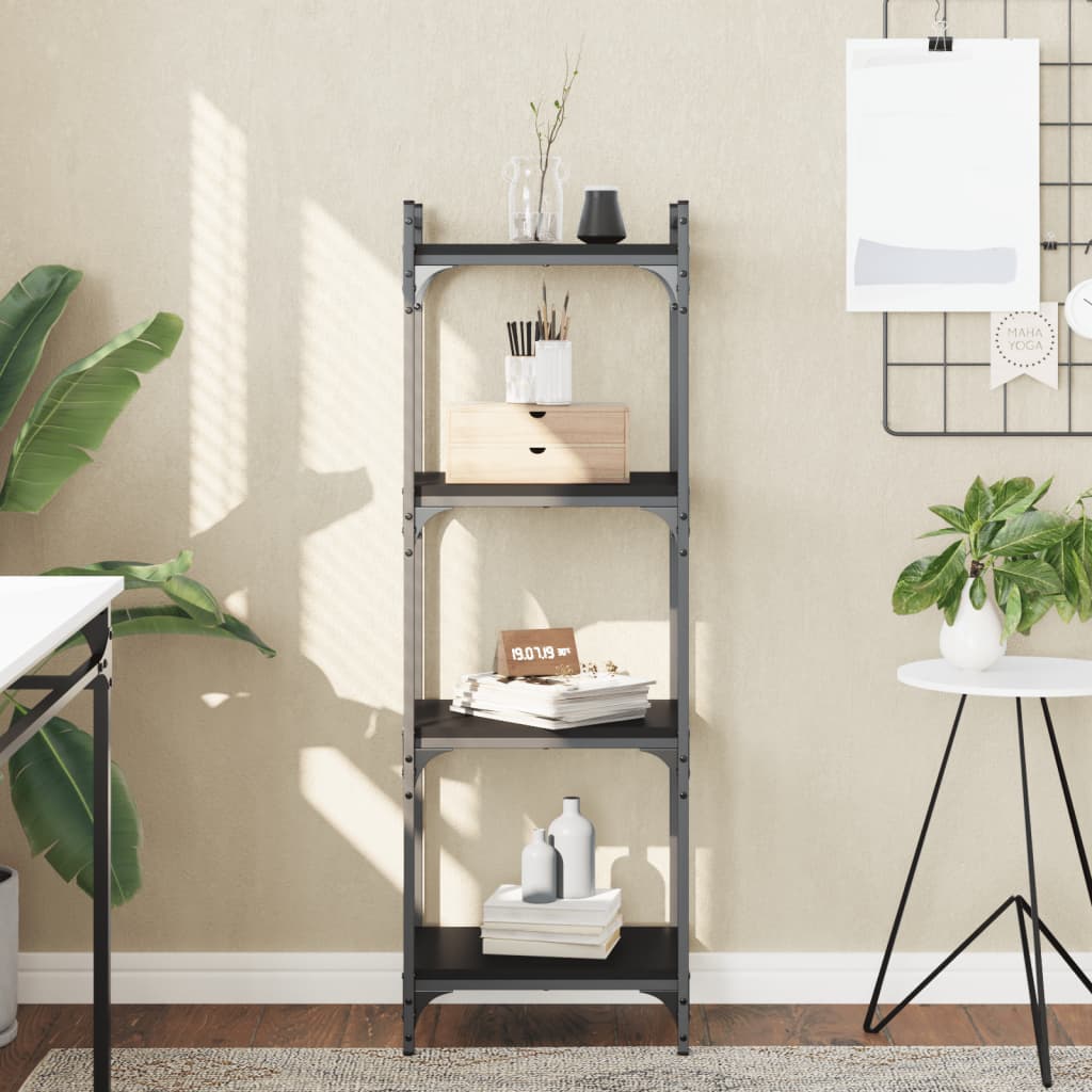 Bücherregal 6 Böden Sonoma-Eiche 80X30X188 Cm Holzwerkstoff