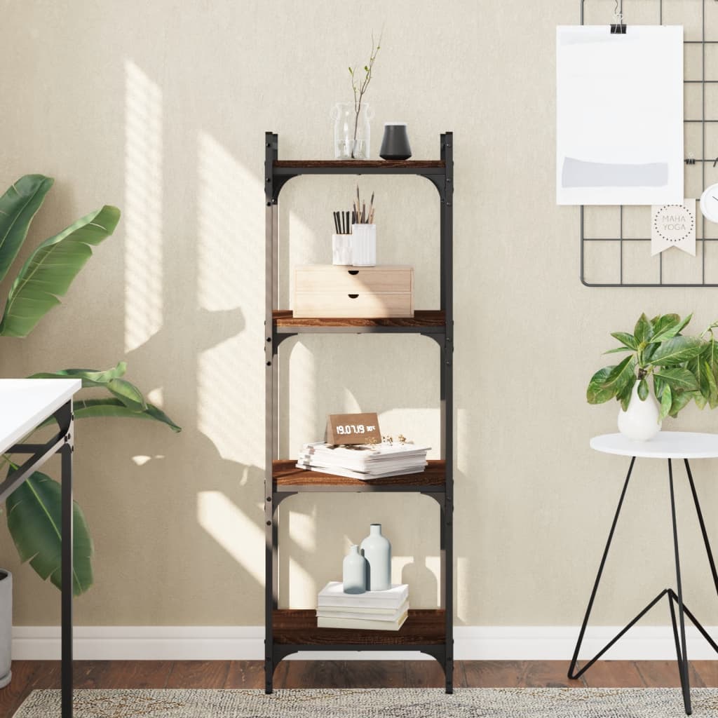 Bücherregal 6 Böden Sonoma-Eiche 80X30X188 Cm Holzwerkstoff